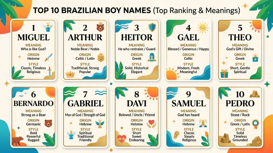 Brazilian Boy Names