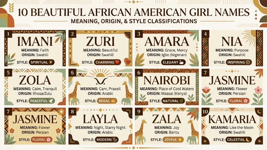 african american names girl