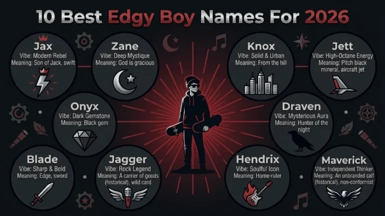 edgy boy names
