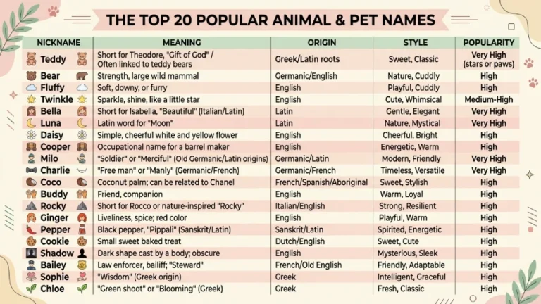 furry names