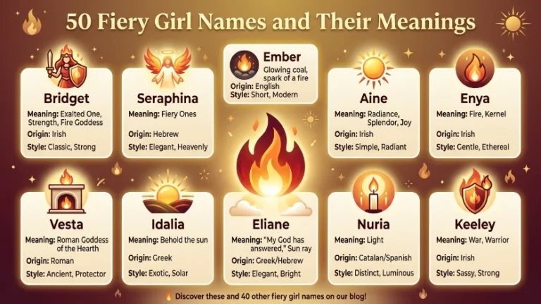 girl names that mean fire
