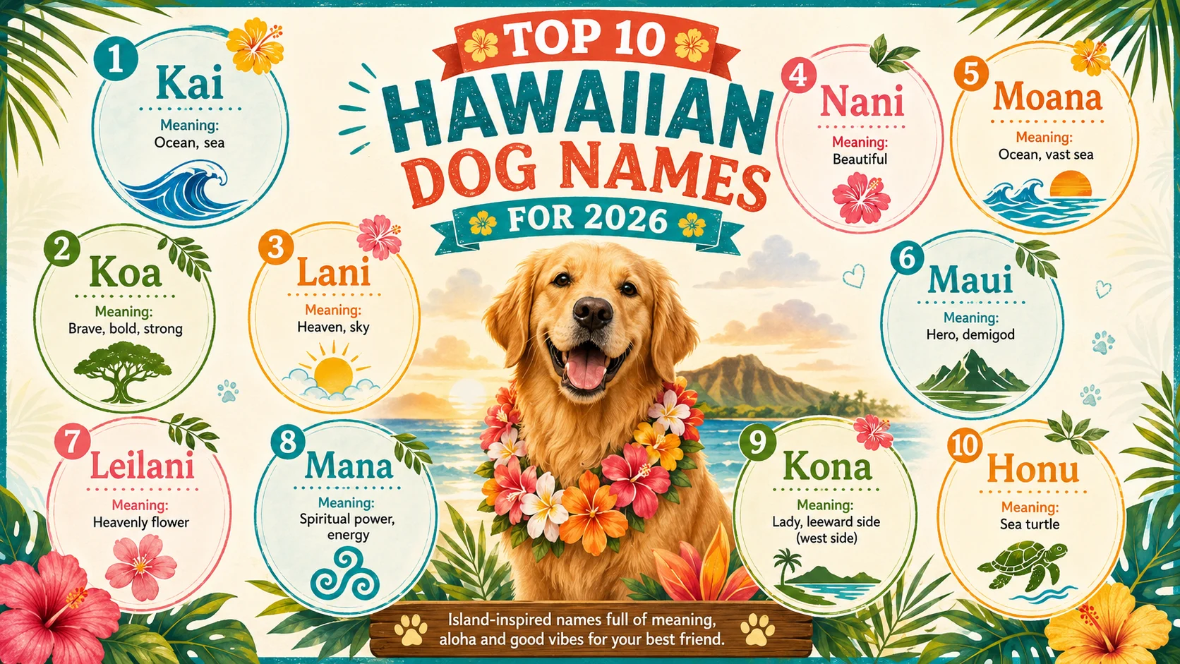 hawaiian dog names