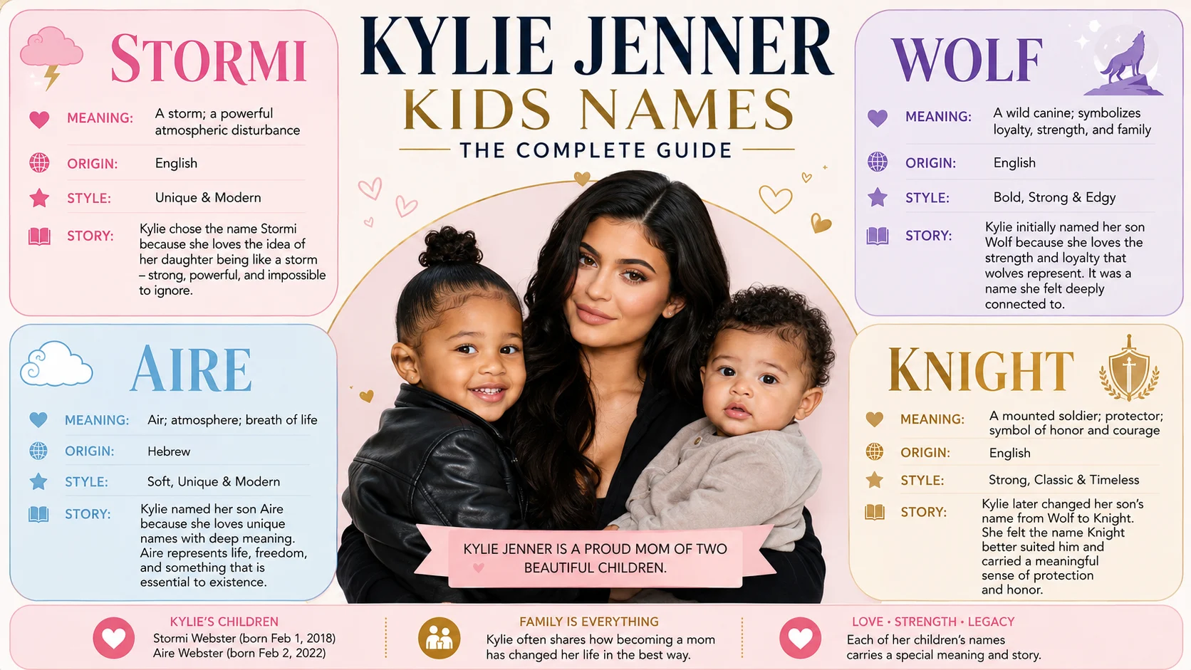 kylie jenner kids names
