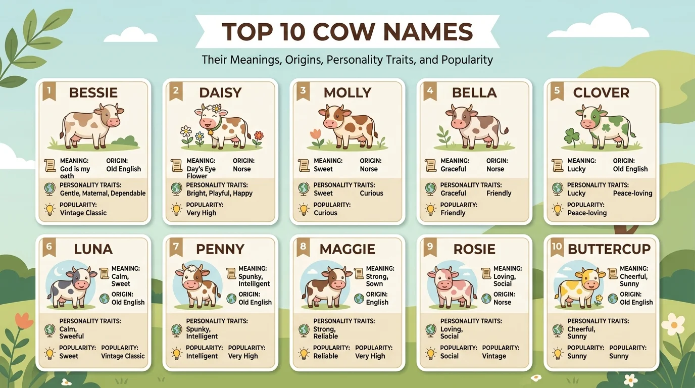 names for cows