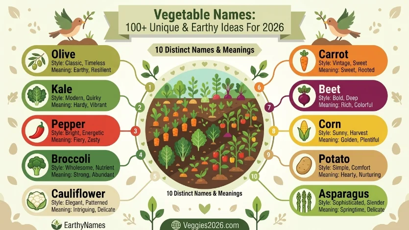 vegetable names