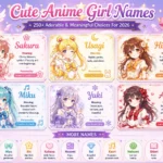 cute anime girl names