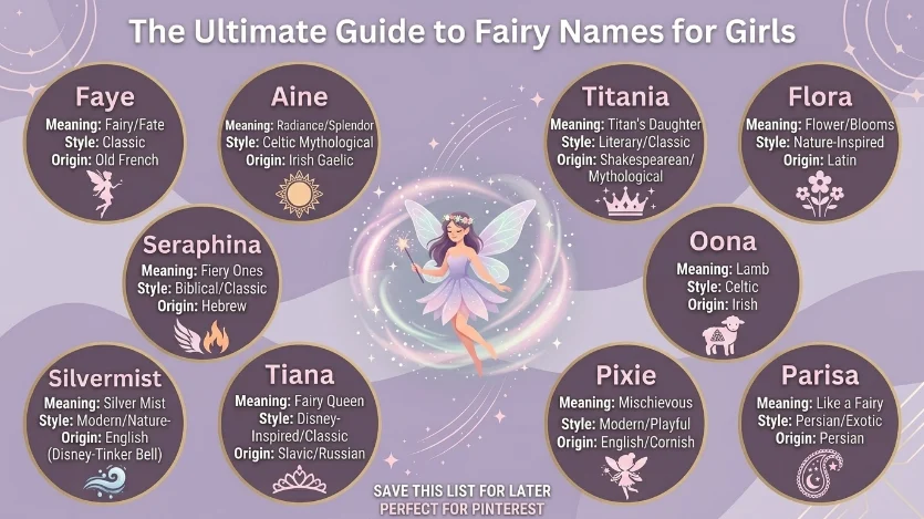 fairy names for girls