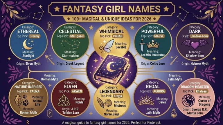 fantasy girl names
