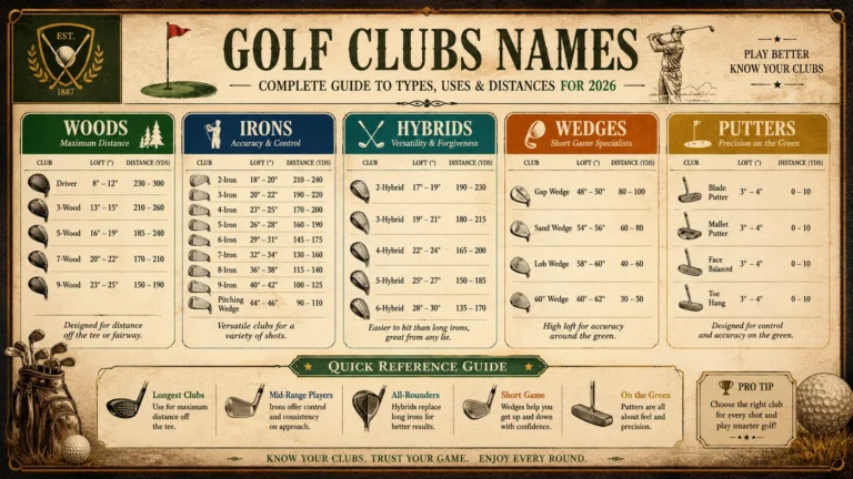 golf clubs names