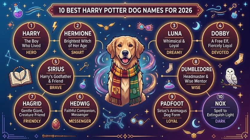 harry potter dog names