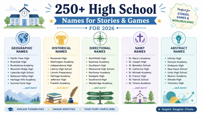 high school names