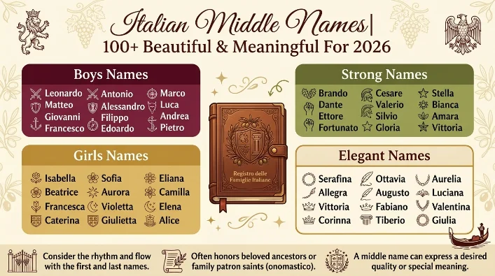 italian middle names