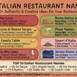 italian restaurant names