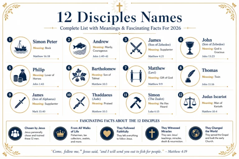 jesus 12 disciples names