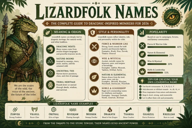 lizardfolk names
