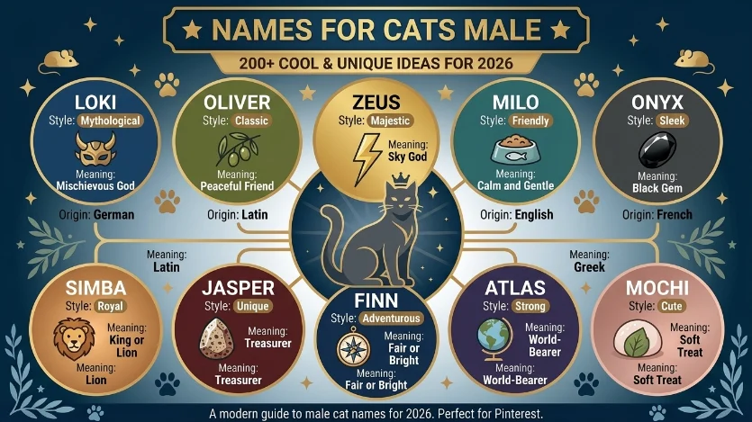names for cats male
