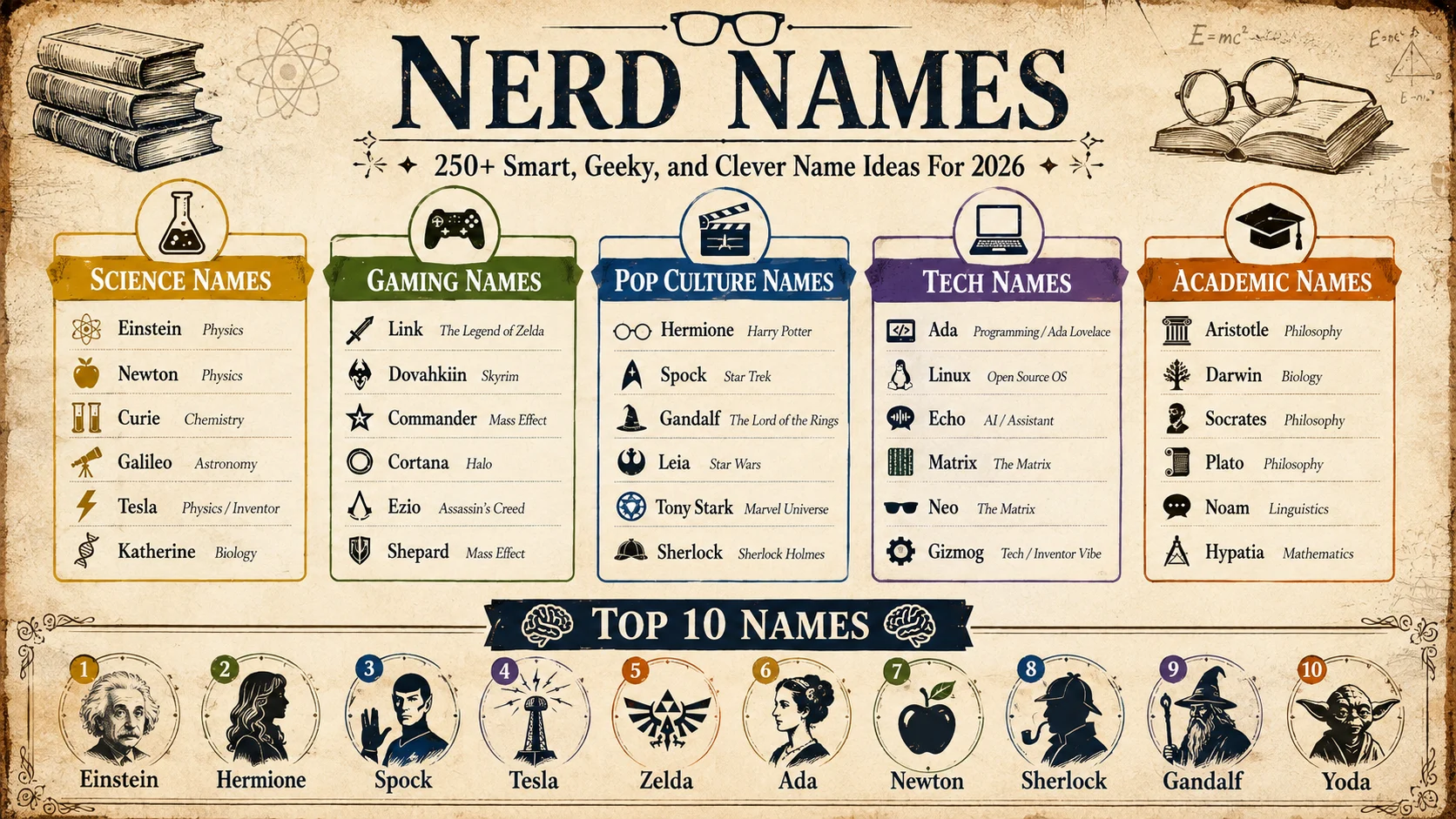 nerd names