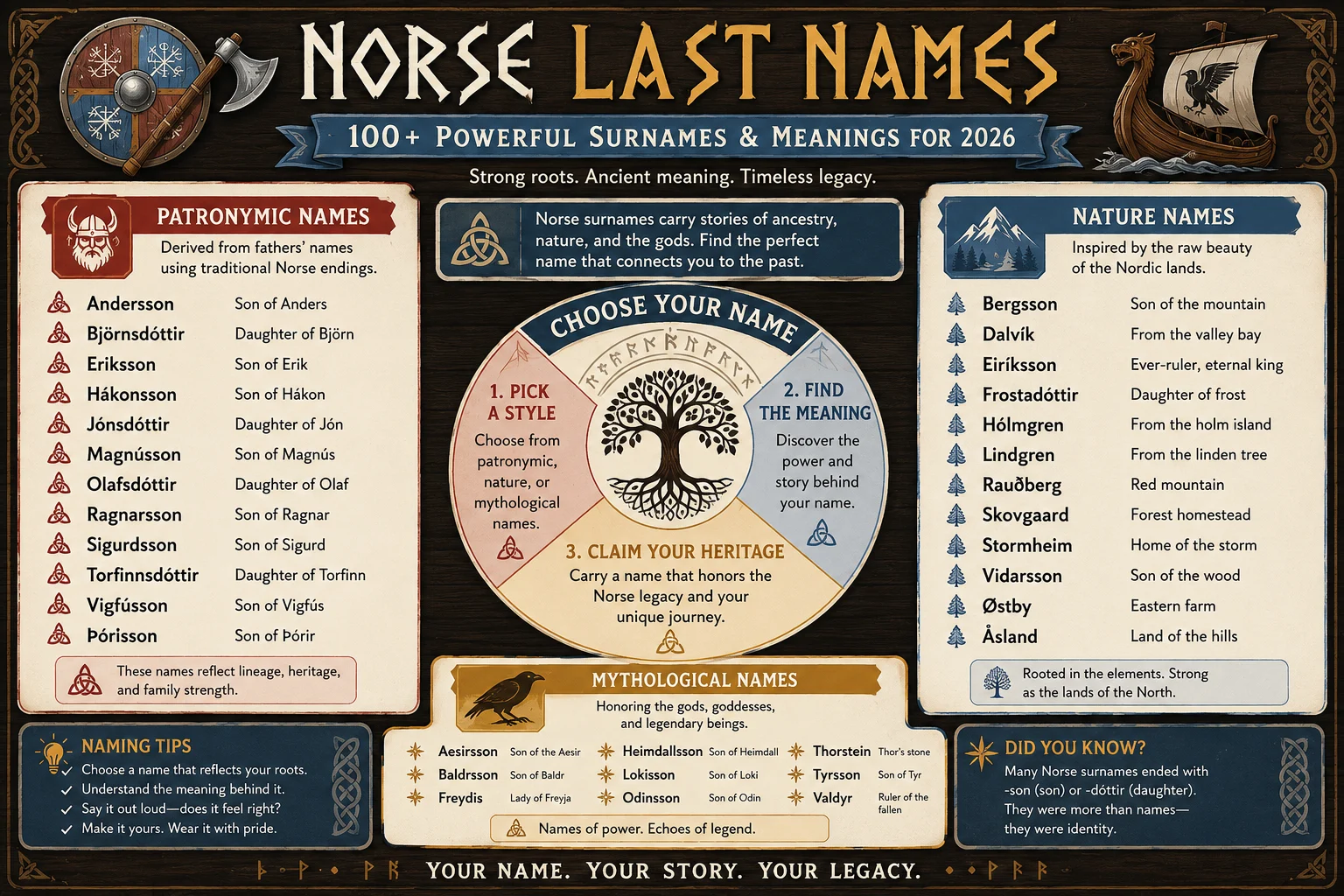 norse last names