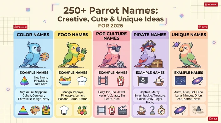 parrot names