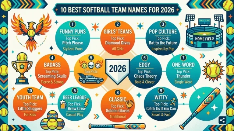 softball team names