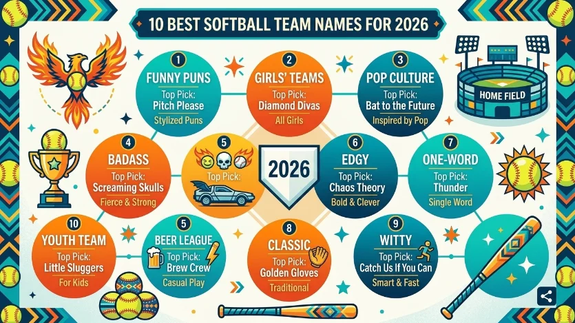 softball team names