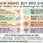 twin names boy and girl