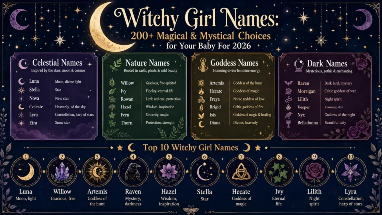 witchy girl names