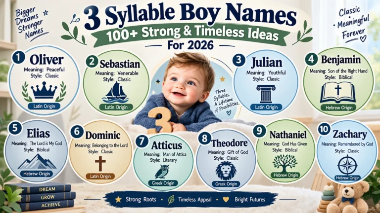 3 syllable boy names