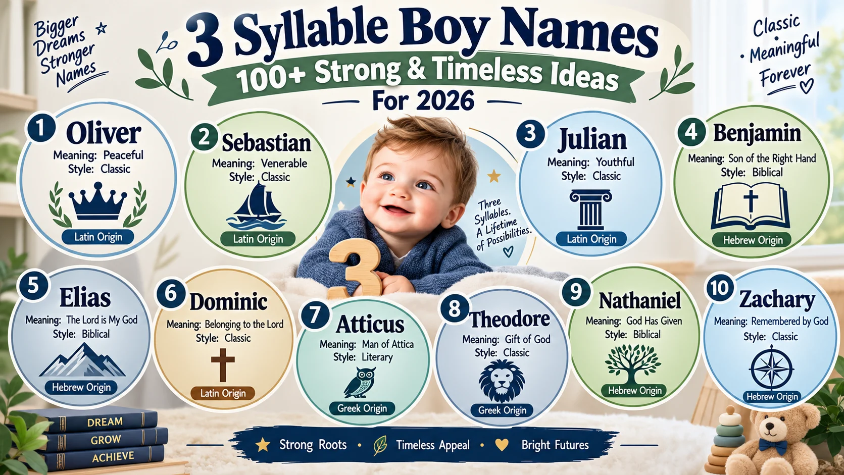 3 syllable boy names