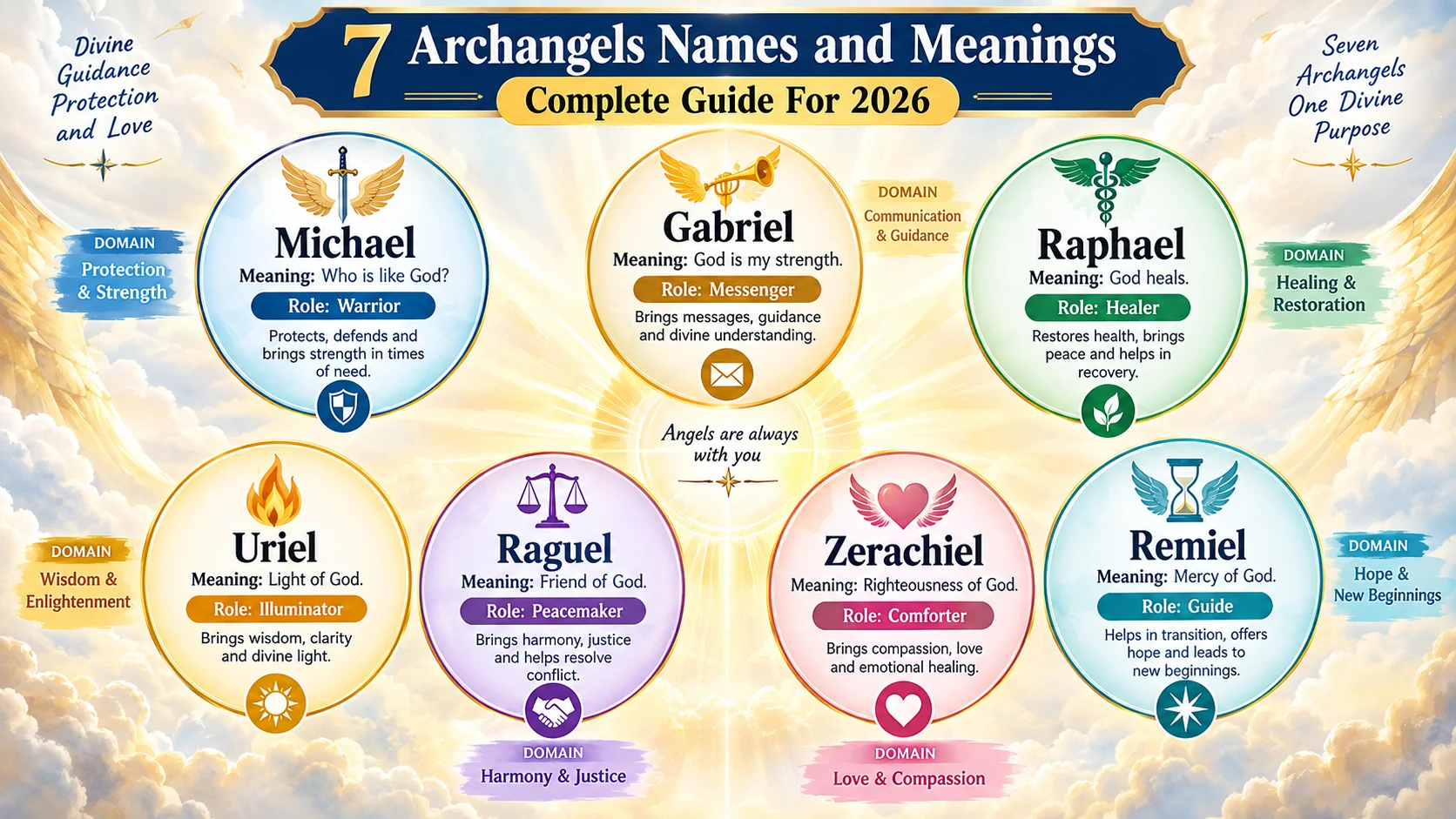 7 archangels names and meanings