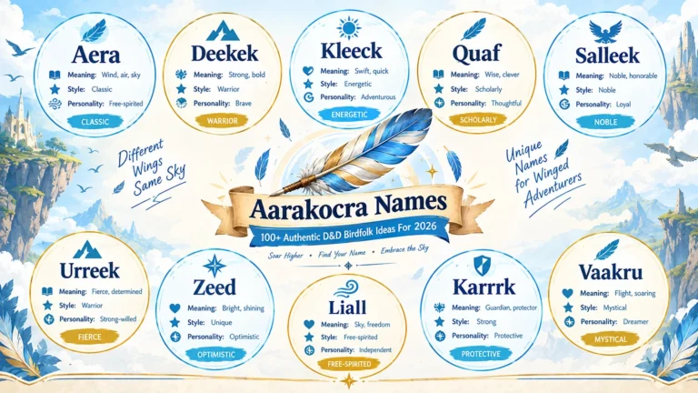 aarakocra names