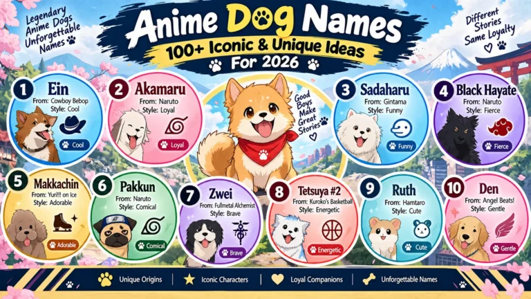 anime dog names