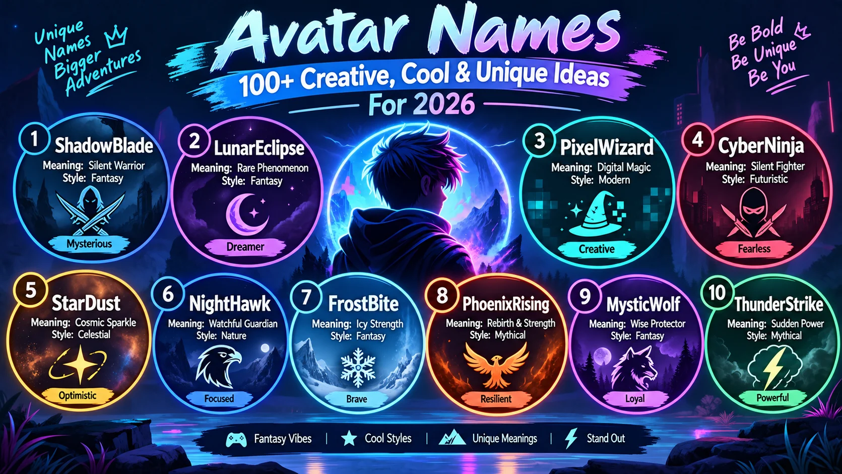 avatar names