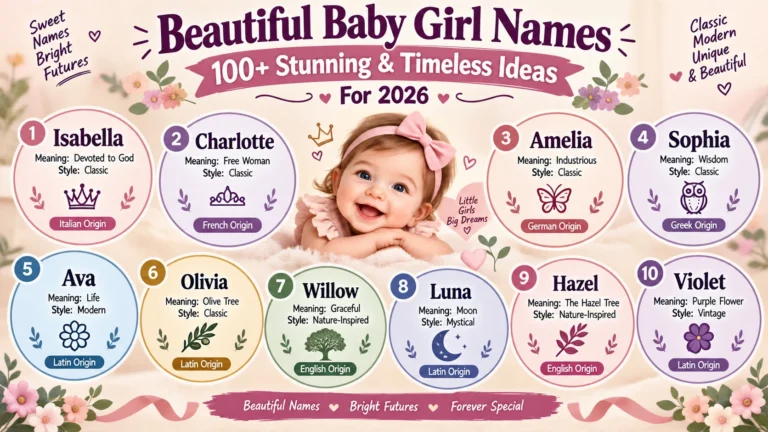beautiful baby girl names