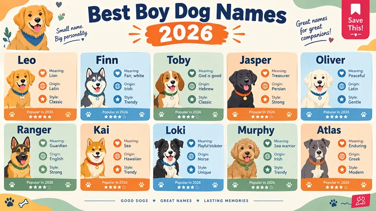 best boy dog names