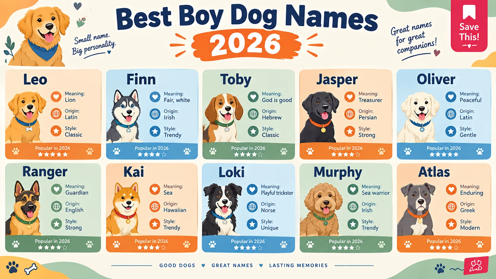 best boy dog names