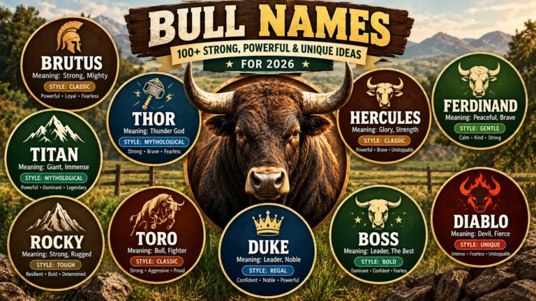 bull names