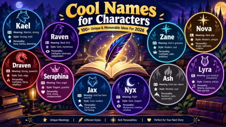cool names for characters