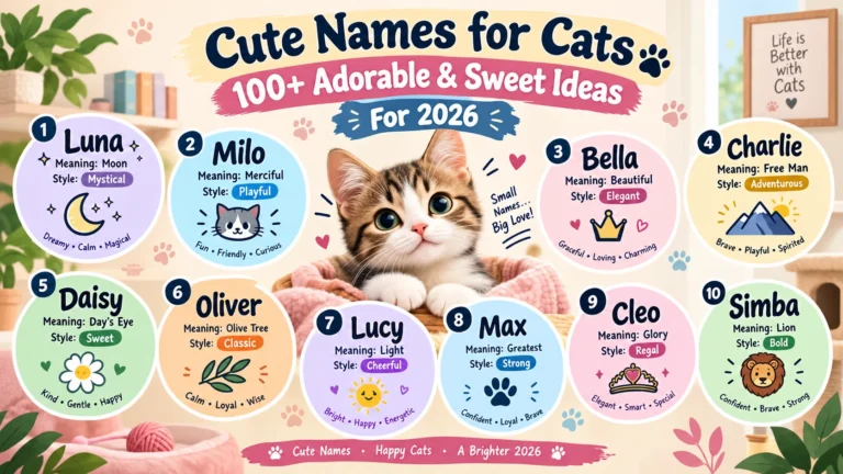 cute names for cats