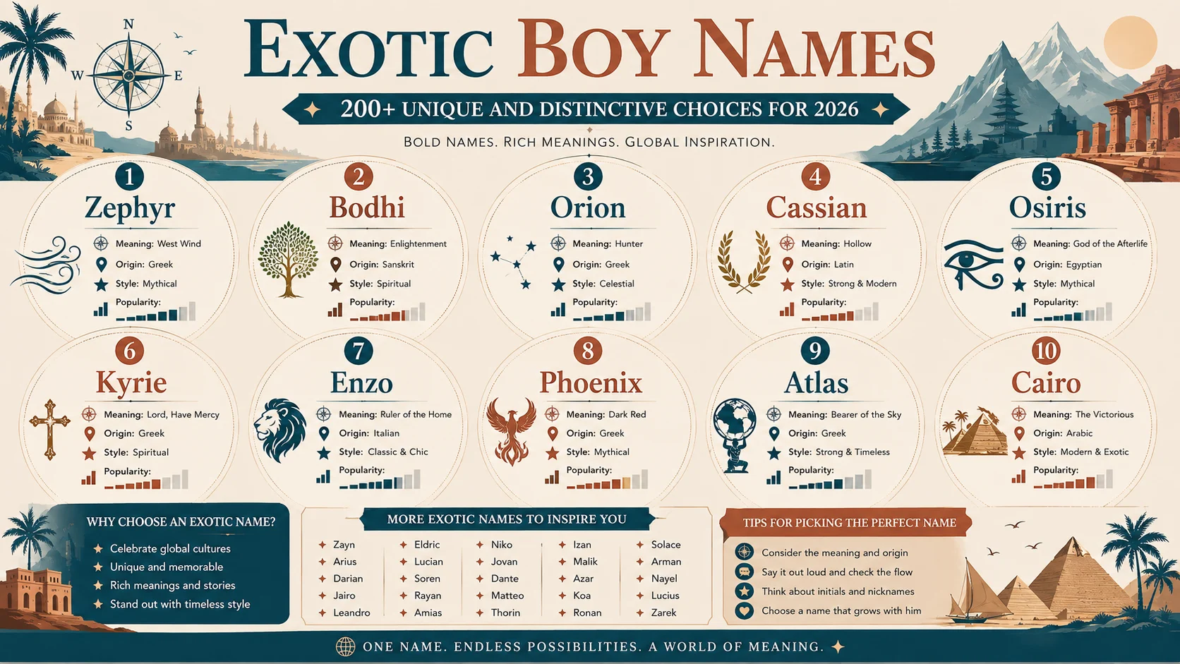 exotic boy names