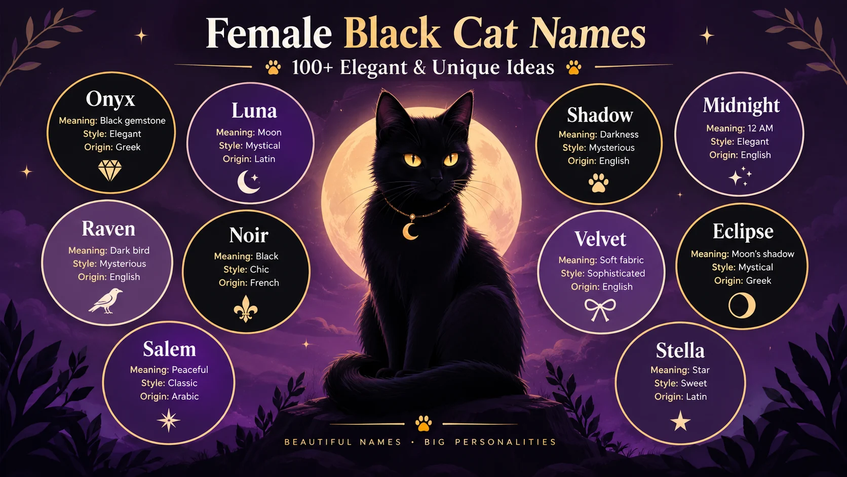 female black cat names