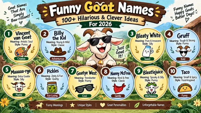 funny goat names