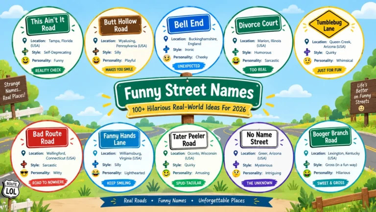 funny street names