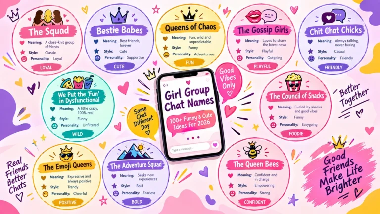 girl group chat names