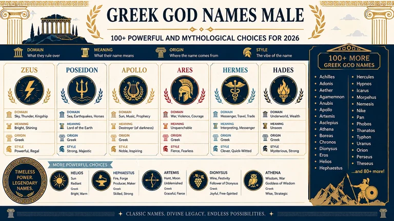 greek god names male