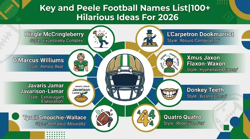 key and peele football names list