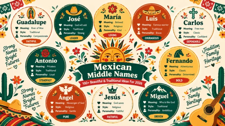 mexican middle names