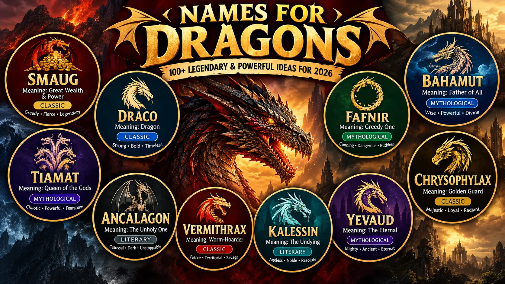 names for dragons
