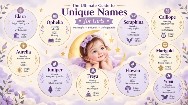 names for girls unique