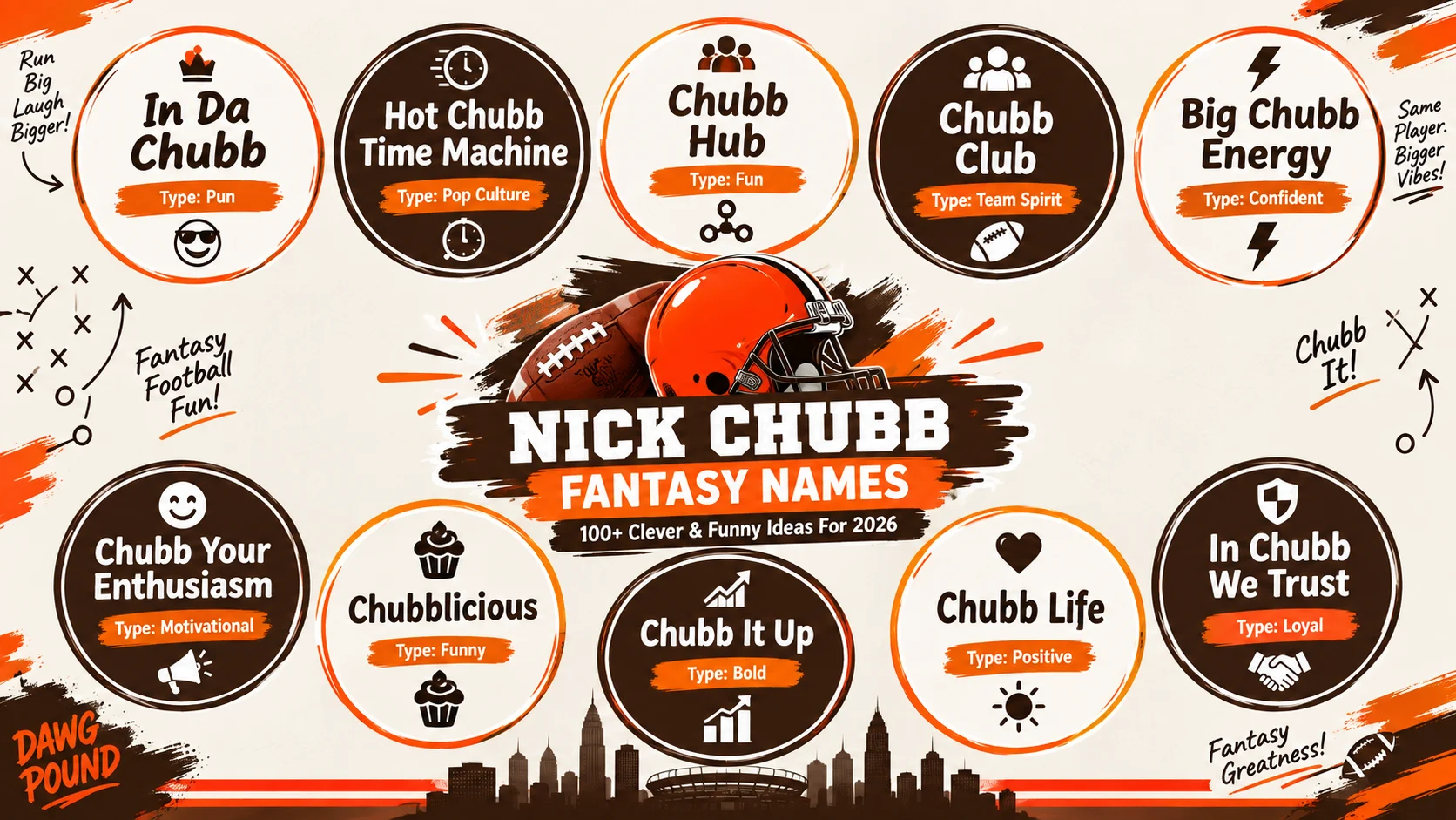 nick chubb fantasy names